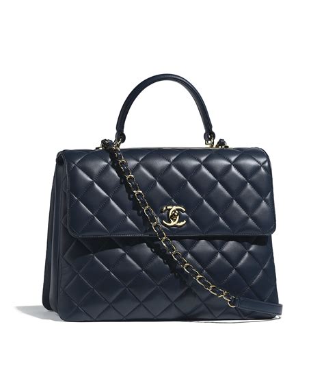 chanel small top handle bag|Chanel small bag with chain.